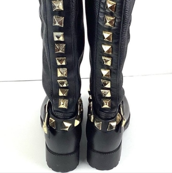 Philipp PLEIN LEATHER / RUBBER RAINBOOTS - Picture 6 of 7